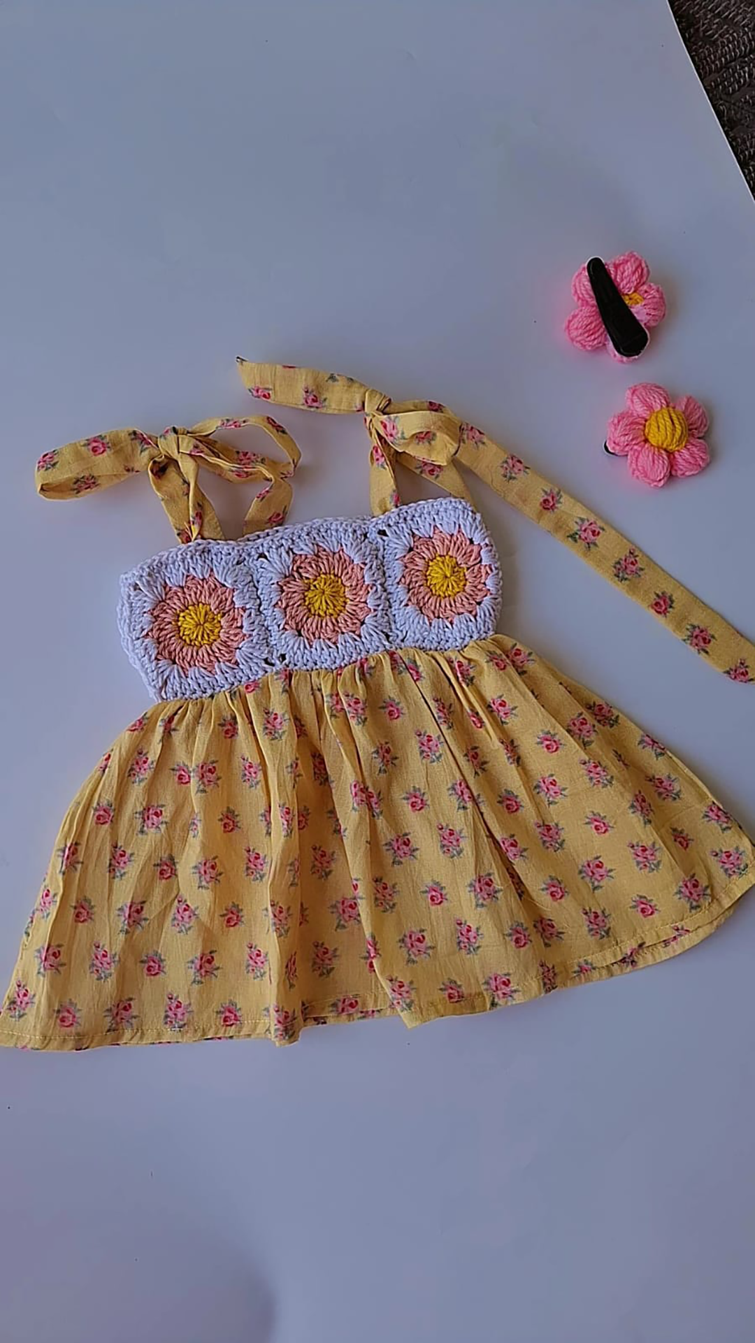 pestal yellow frock