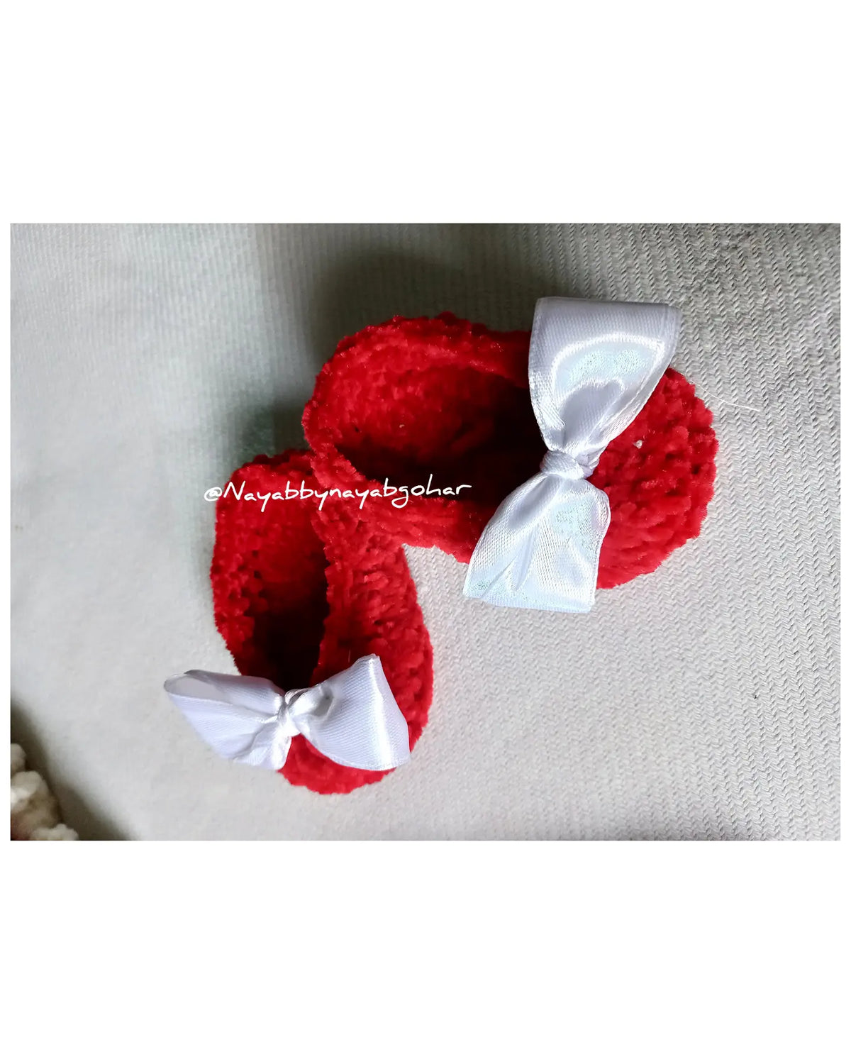 Velvet frock&bonnet set