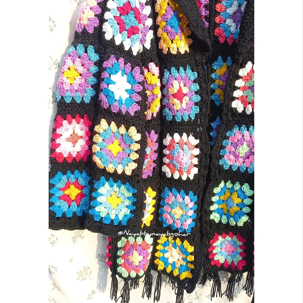 Color flutter coat