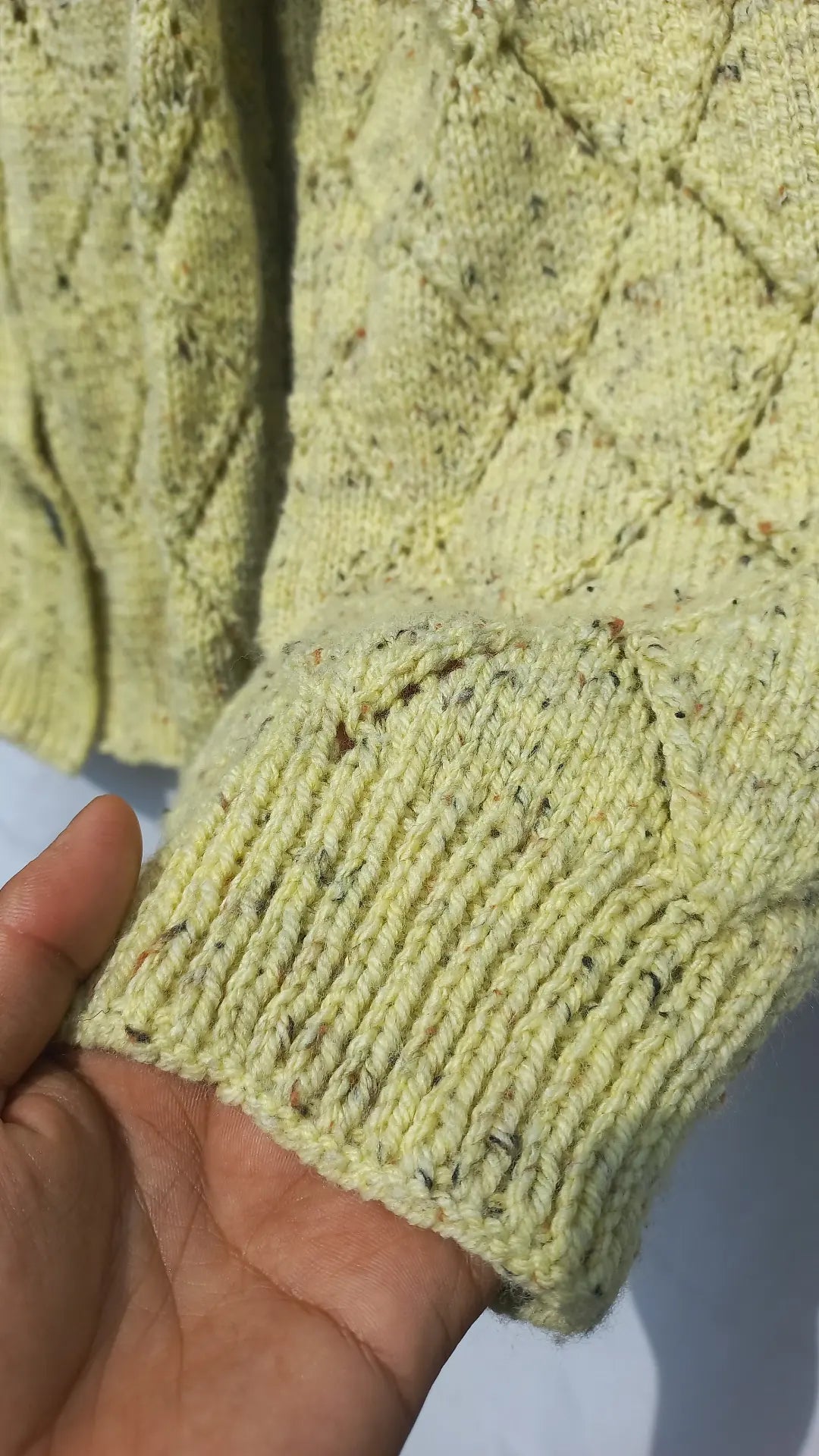 Diamond fillet cardigan