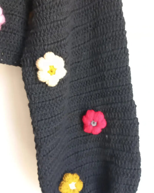 Blossom Cropped Cardigan (mini flower version)