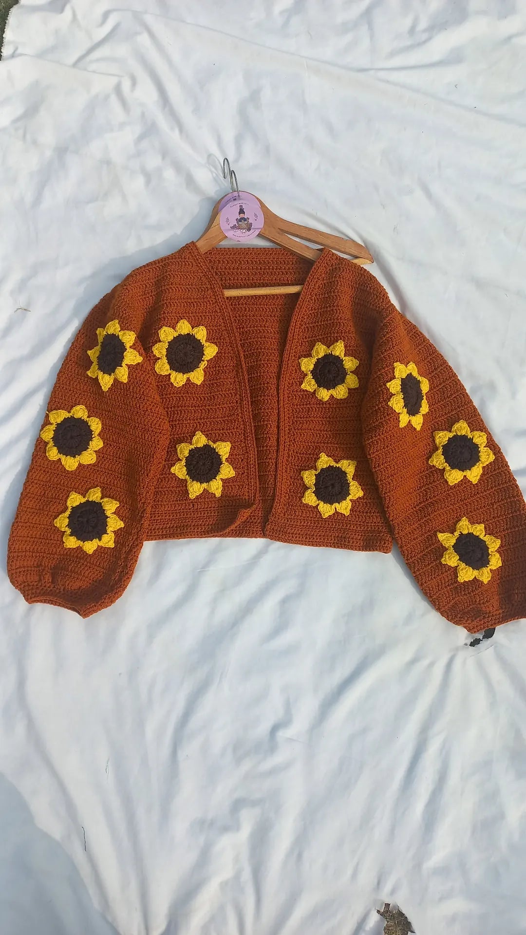 Sunflower Cropped cardigan