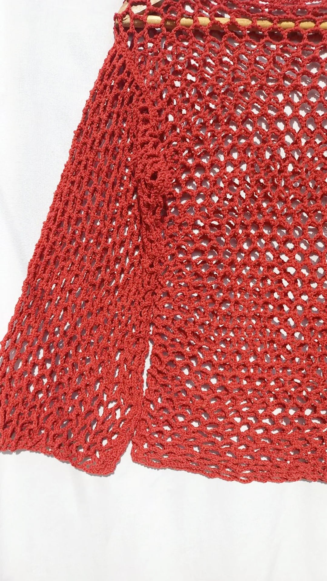 Mesh slipover top