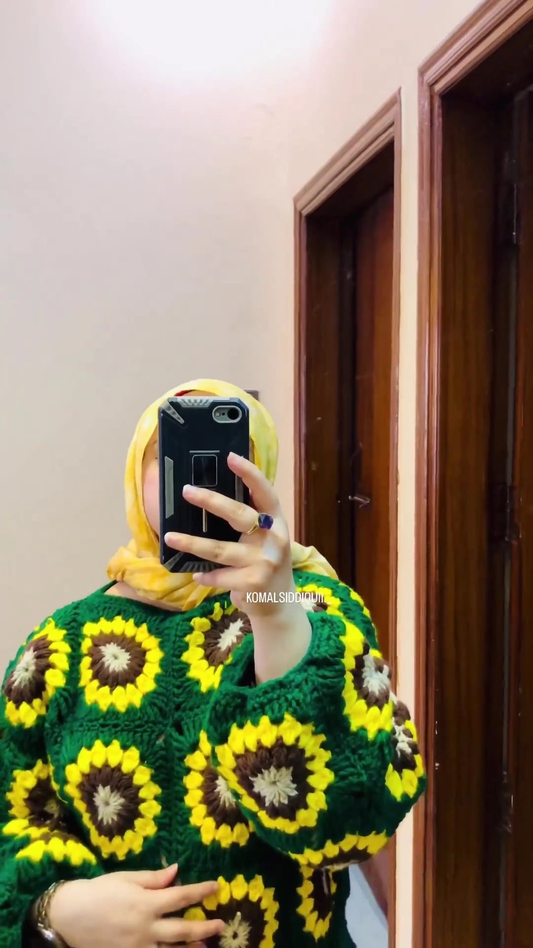 Sunflower sqaure Jumper