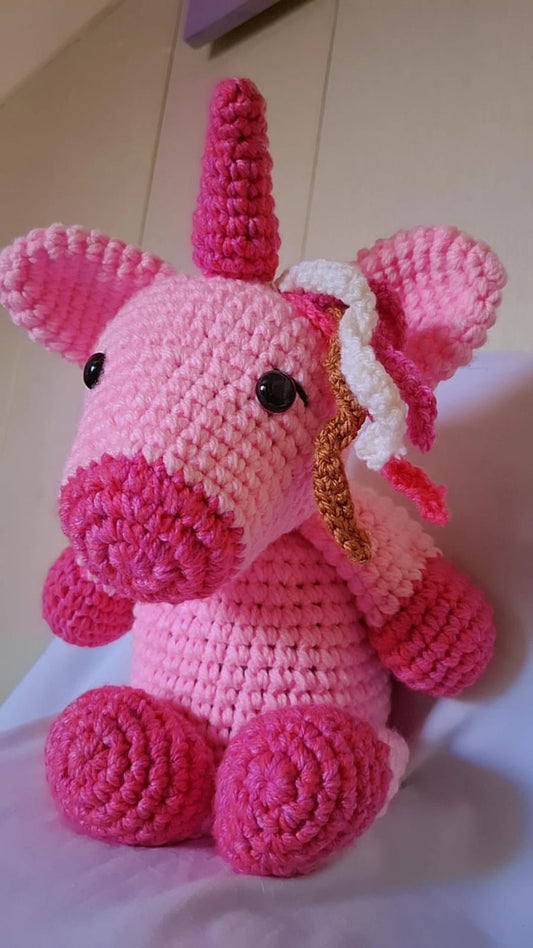 Dark Pink Unicorn