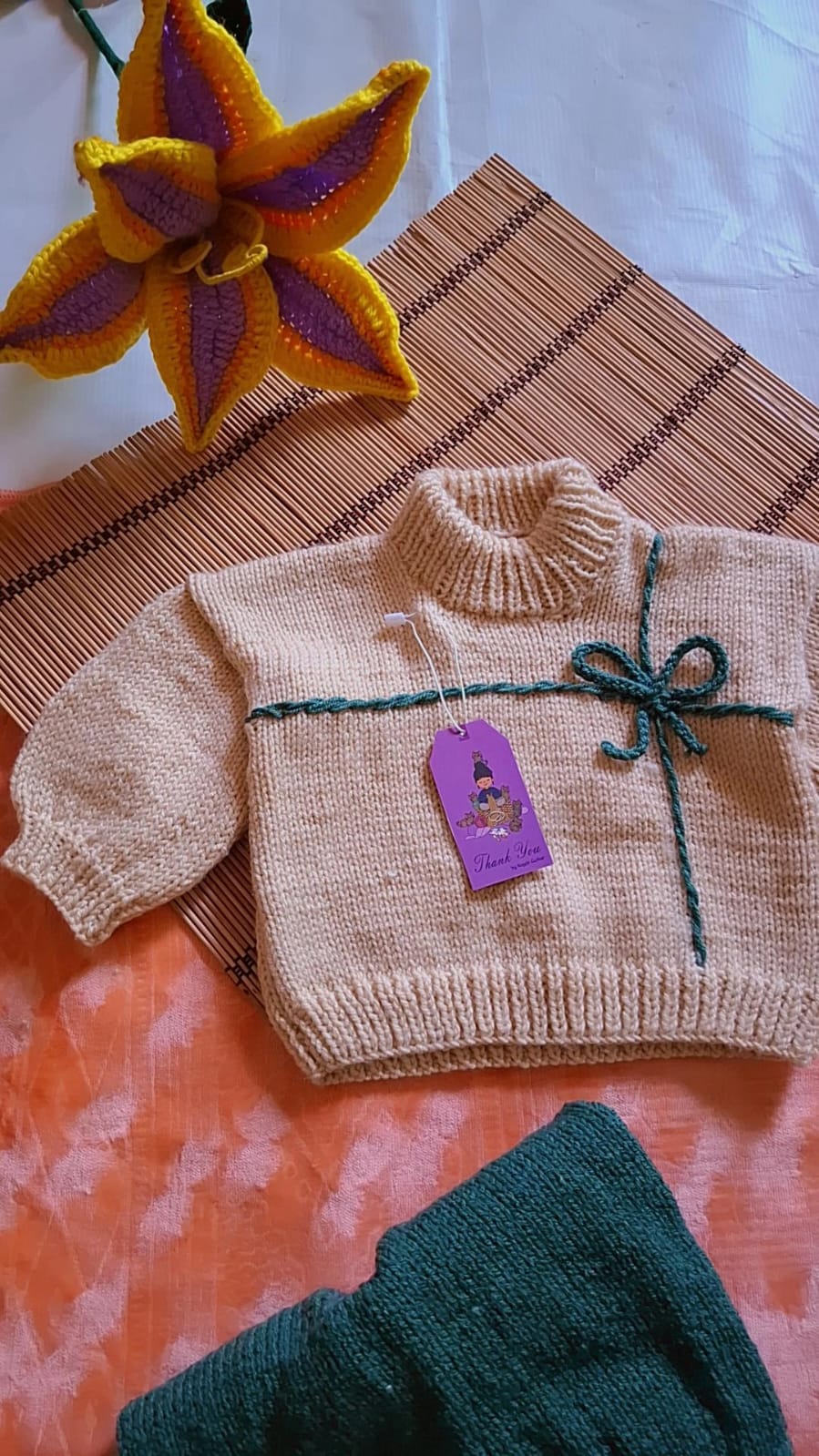 Floral cardigan set