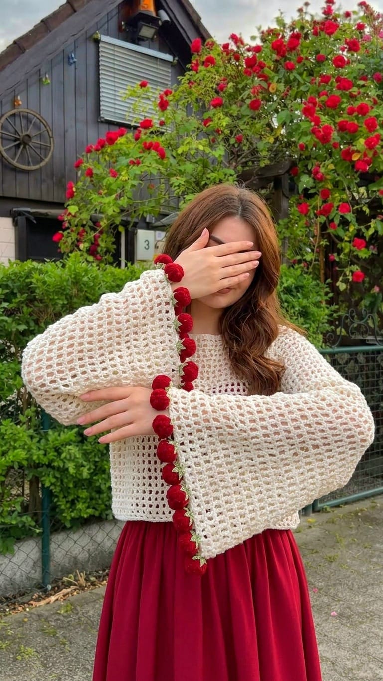 Whimsical sleeves top