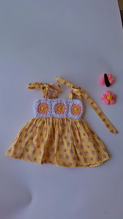 pestal yellow frock