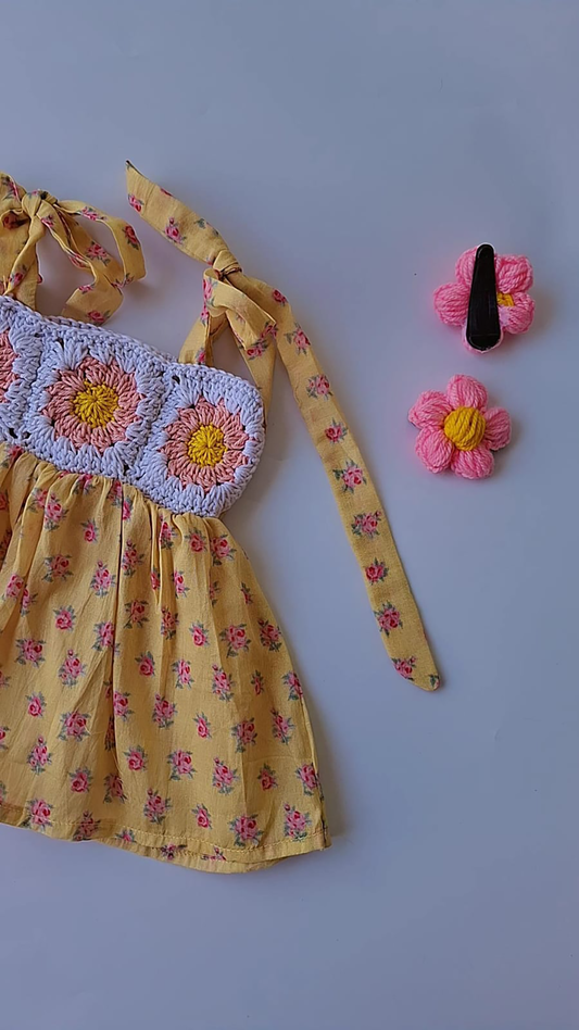pestal yellow frock