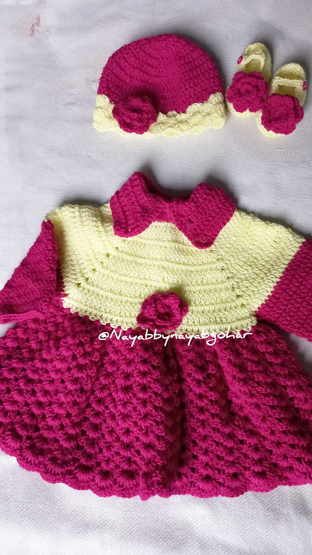 Collared frock set