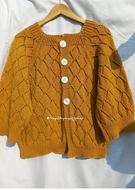 Diamond fillet cardigan