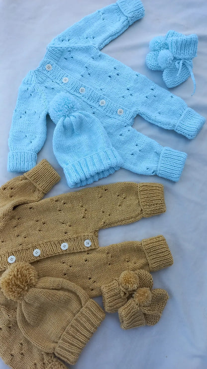 Eyelet romper set