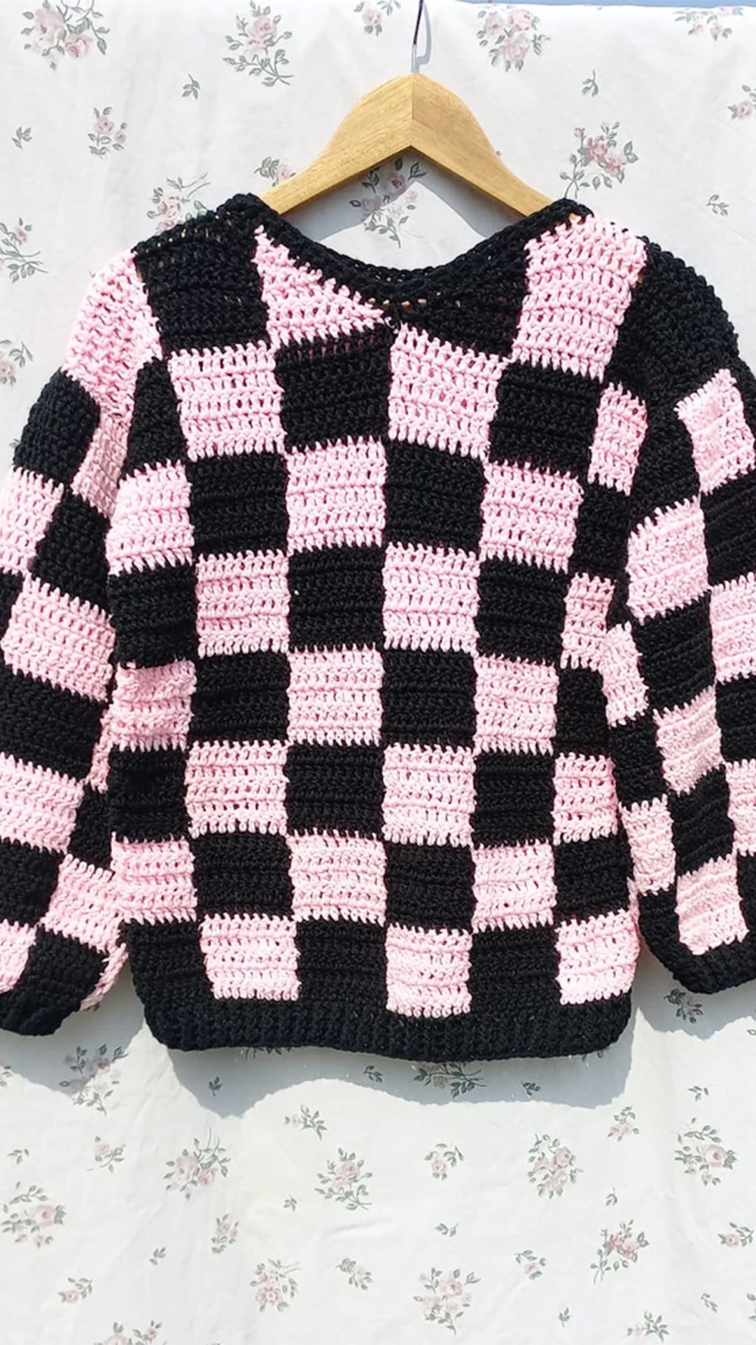 Gingham pullover