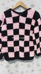 Gingham pullover