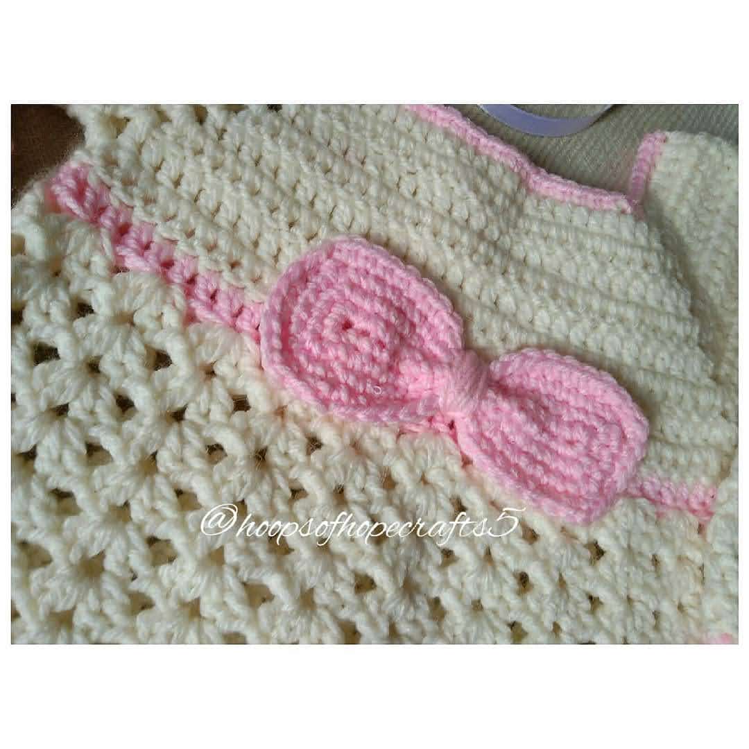 Pink shell frock set