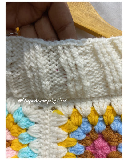 Color flutter jumper