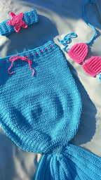 Mermaid tail cocoon set