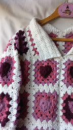 Crochet heart dress