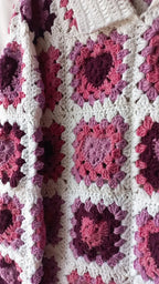Crochet heart dress