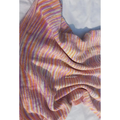 Knitted baby blanket