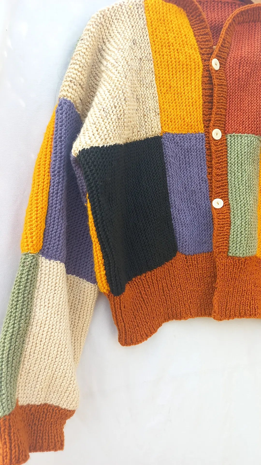 Patchwork knitted Cardigan
