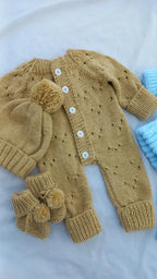 Eyelet romper set