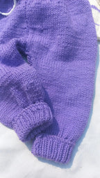 Lavender strip pajma set