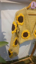 Sunflower Cropped cardigan