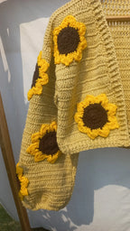 Sunflower Cropped cardigan