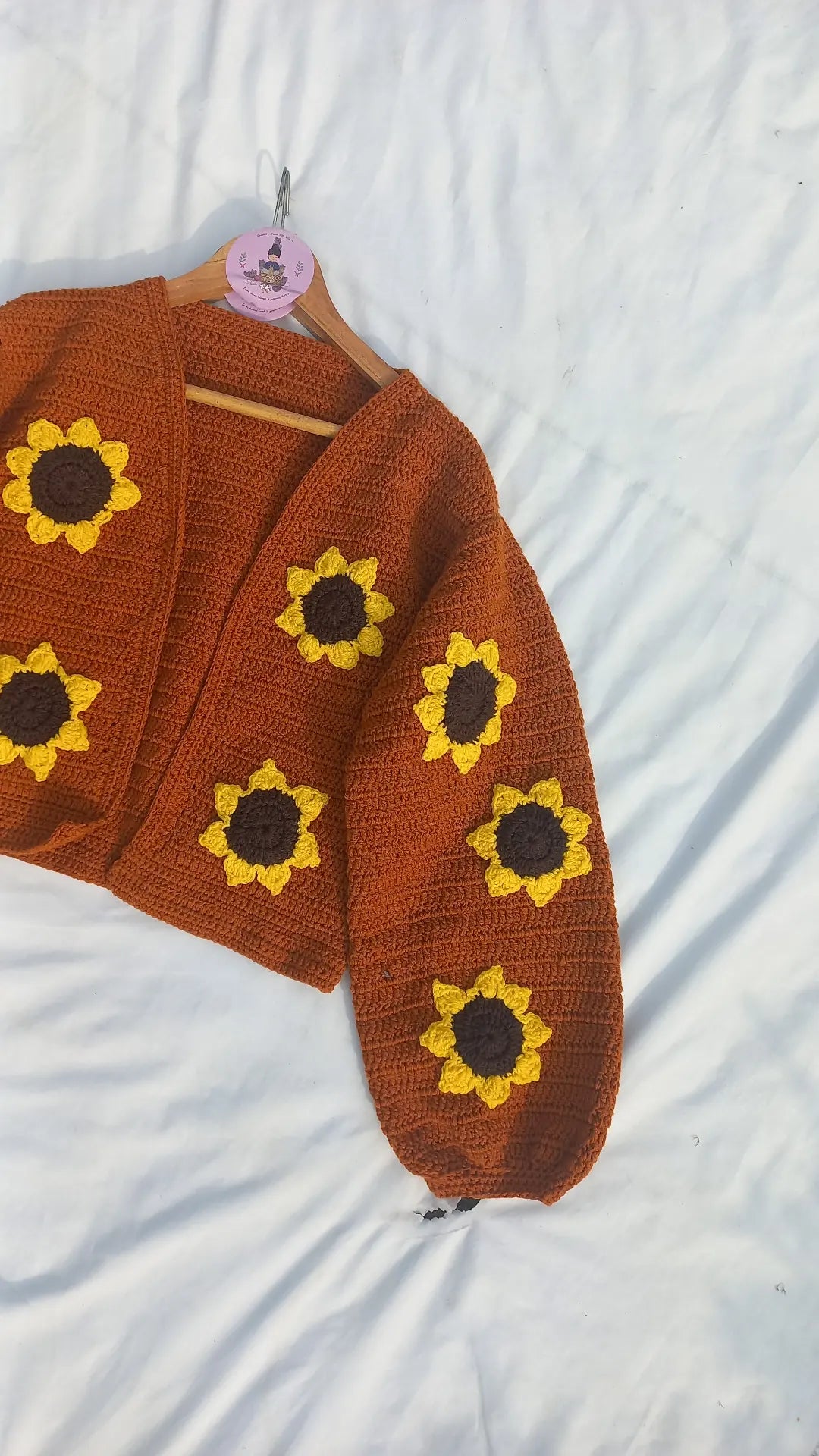 Sunflower Cropped cardigan