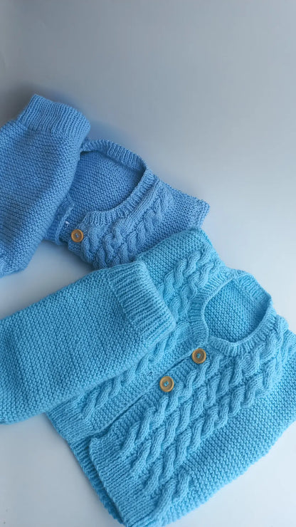 Cabled pajma sweater(Personalised knits)