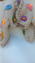 Chunky Blossom cardigan