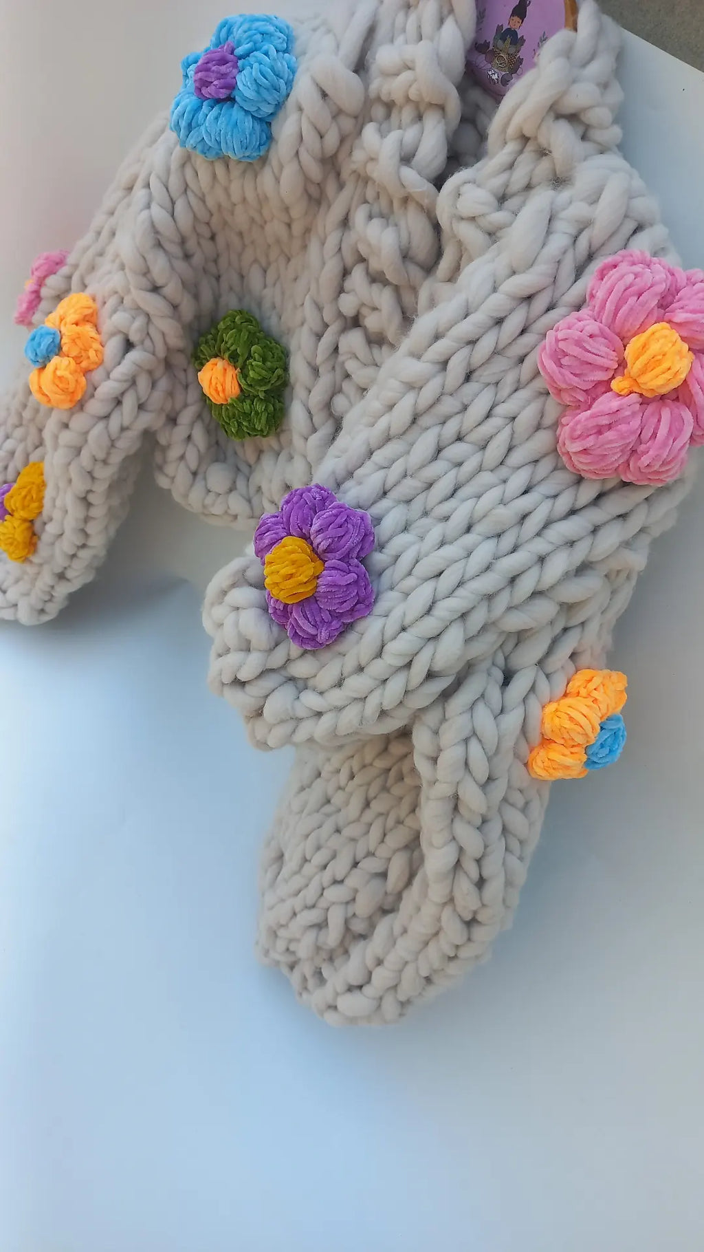 Chunky Blossom cardigan