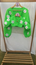 Neon Daisy Cardigan
