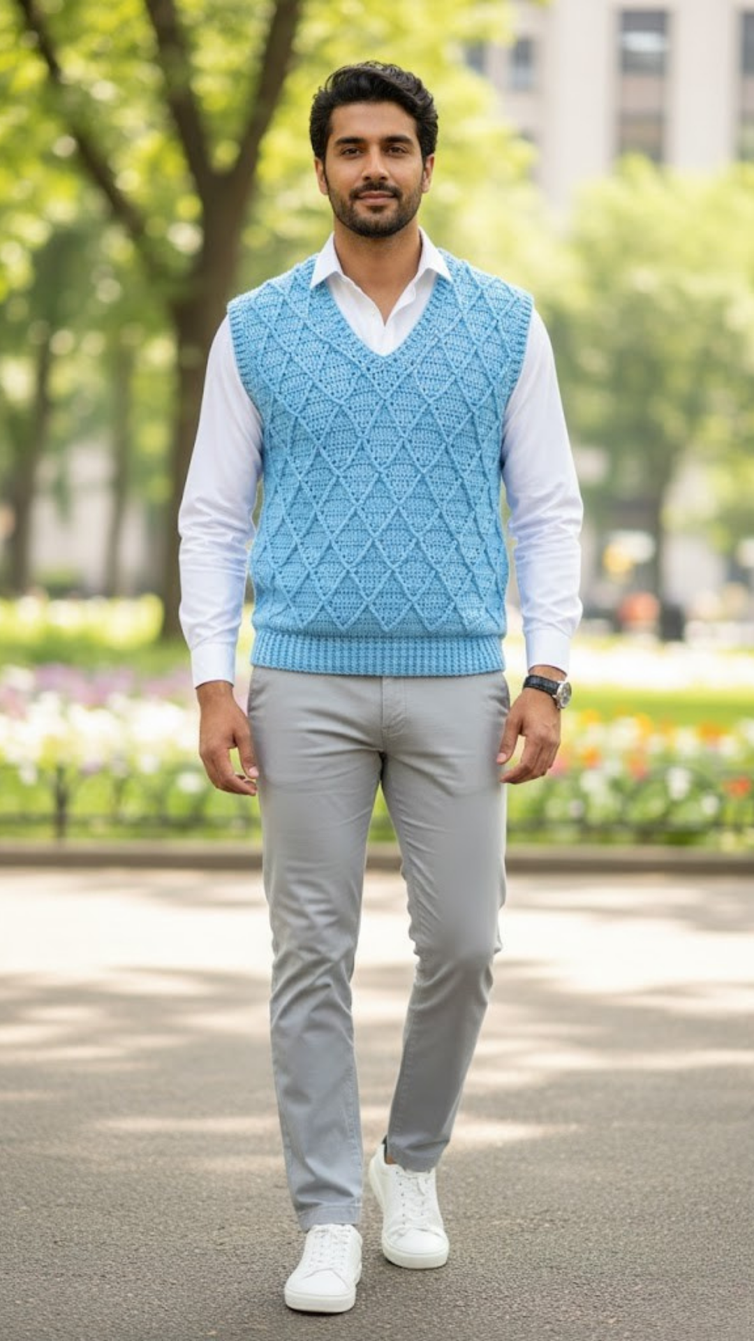 Crochet Diamond Vest