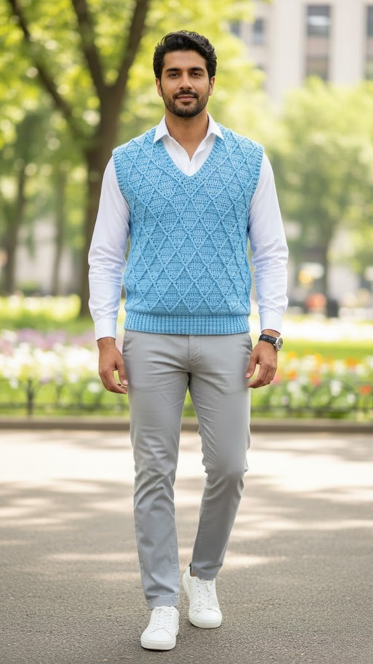 Crochet Diamond Vest