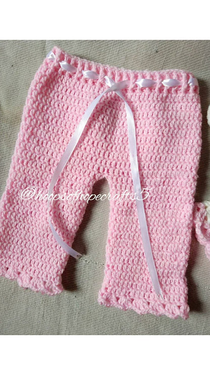 Pink shell frock set