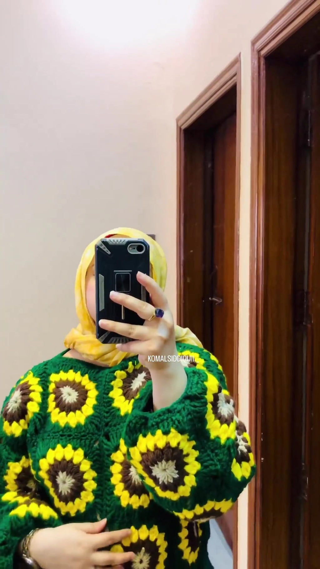 Sunflower sqaure Jumper