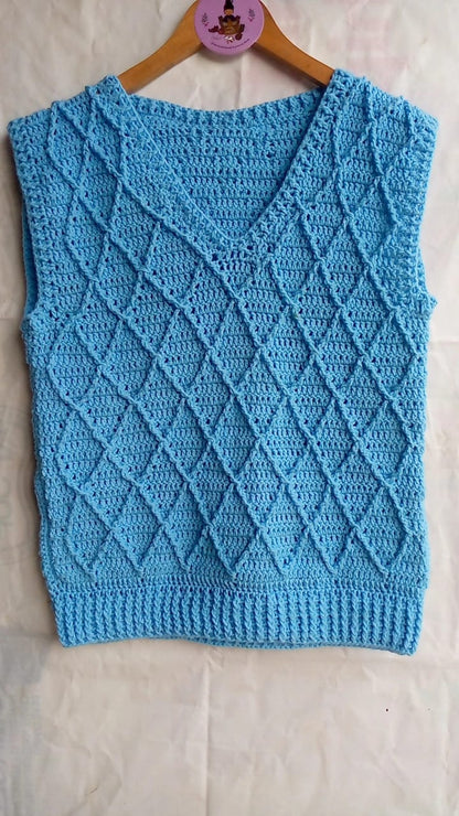 Crochet Diamond Vest