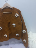 Golden Cardigan Set