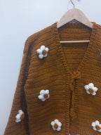 Golden Cardigan Set