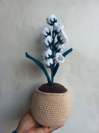 White LOV Pot