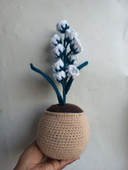 White LOV Pot