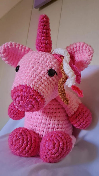 Dark Pink Unicorn
