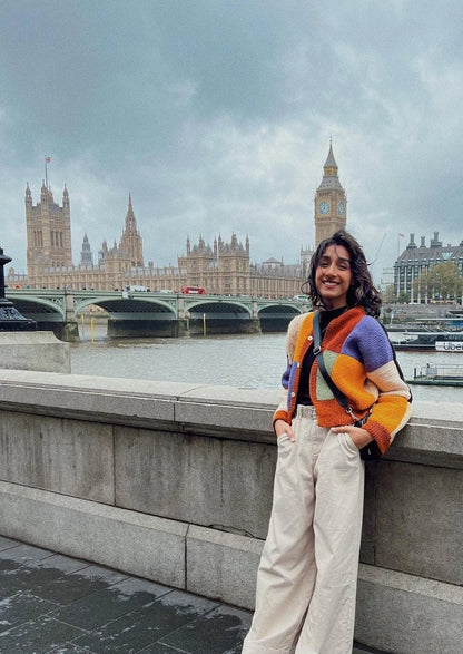 Patchwork knitted Cardigan