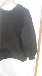Basic black pullover