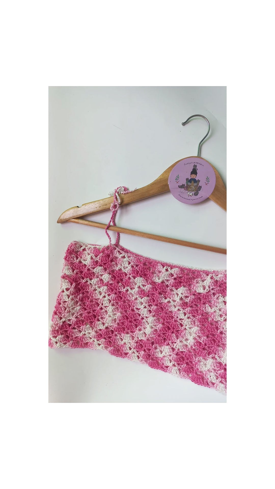 Super cropped spaghetti top